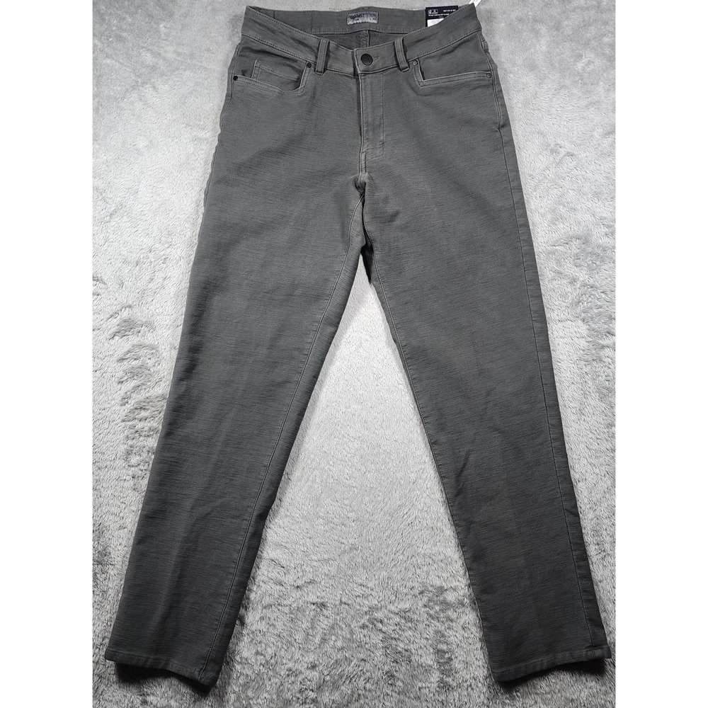 VRST Limitless Comfort Twill Chino Pants Mens 30x32 (Fits 28x29) Gray Slim Fit